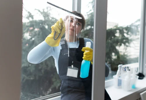Nettoyage de vitres intérieures et extérieures à Courcelles-la-Forêt